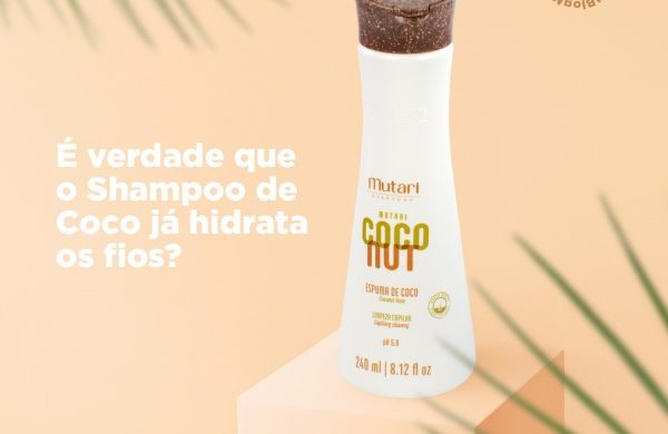 É verdade que o shampoo de coco hidrata os fios?